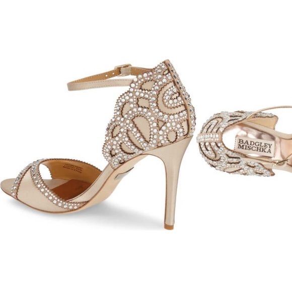 Badgley Mischka Collection - Roxy Sandal/Heel size 10 - Picture 2 of 16